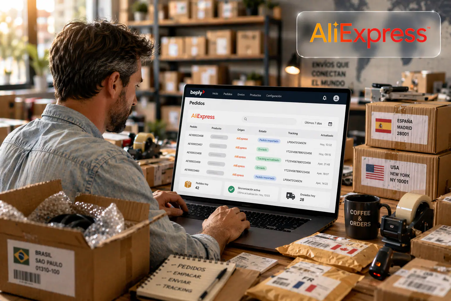 Integración AliExpress con Beply