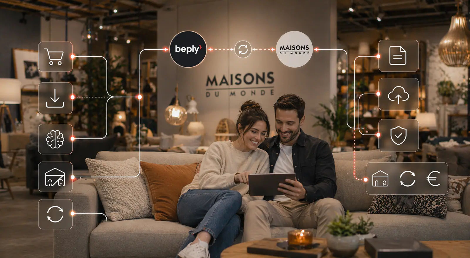 Integración Maisons du Monde con Beply