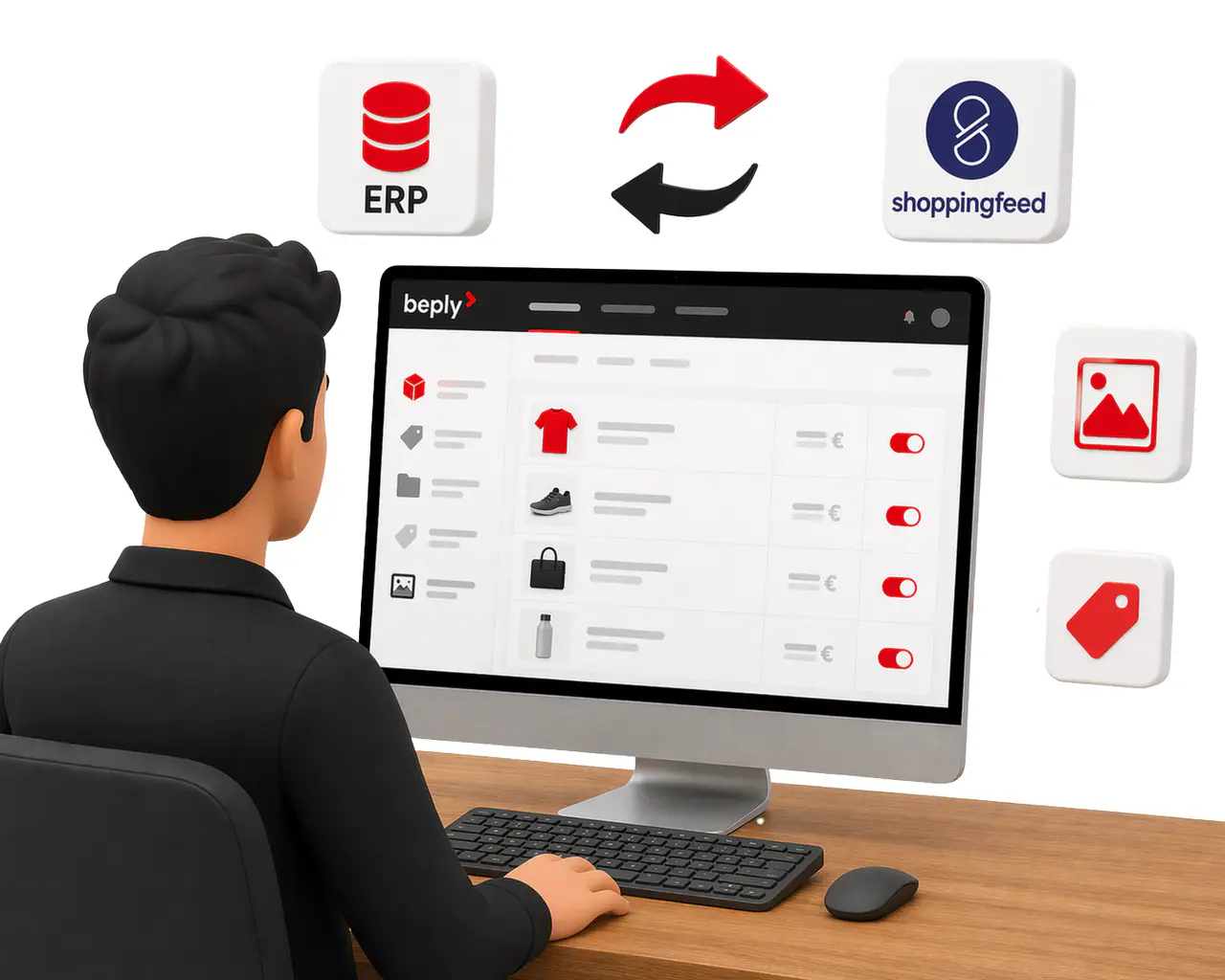 Sincronización automática de catálogo