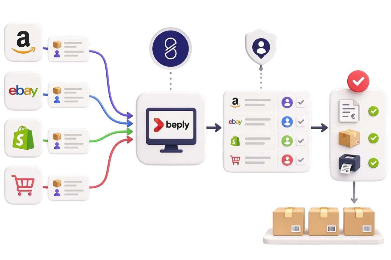 Gestión de pedidos unificada